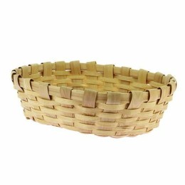Corbeille fruitière ovale bois 37 x 28 x 9 cm - par 20