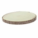 Plateau rondin bois ø 25 x 2 cm - par 12