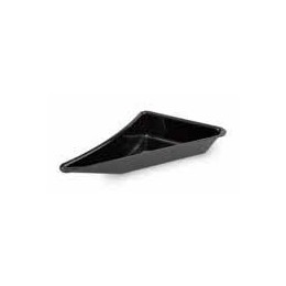 Bac plexi noir coté gauche pour kit Petale 53 x 30 x 5 cm