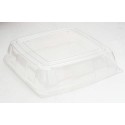 Couvercle carré transparent PET 27 x 27 cm - par 25