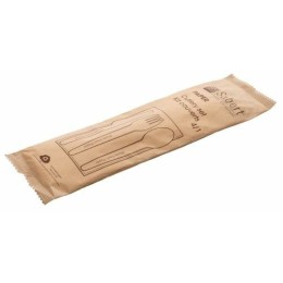 Kit couverts papier 4 en 1 - par 50