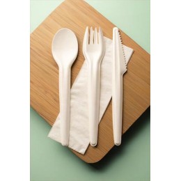 Kit couverts papier 4 en 1 - par 50