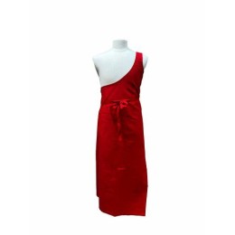 Tablier de boucher parisien 1 bretelle rouge 130 x 100 cm