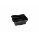 Plat mélamine noir GN 1/6 17,6 x 16 x 6,5 cm