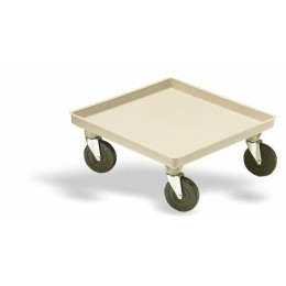 Socle rouleur pour casier 50 x 50 cm