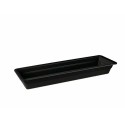 Bac mélamine noir GN2/4 53 x 16 x 6,5 cm