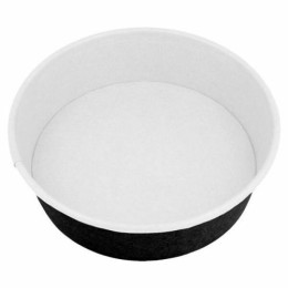 Pot à salade Kraft noir 50 cl - par 50