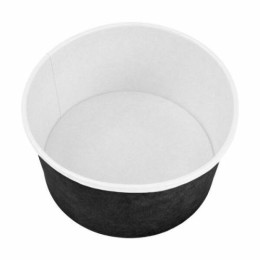 Pot à salade kraft noir 1000 ml - par 50