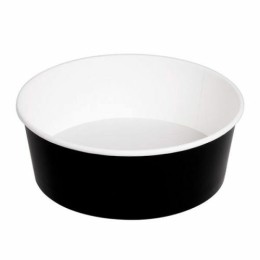 Pot à salade Kraft noir 130 cl - par 50