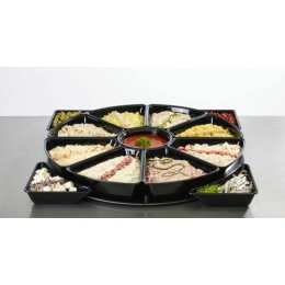 Kit carrousel complet 13 plats noir 80 x 80 cm