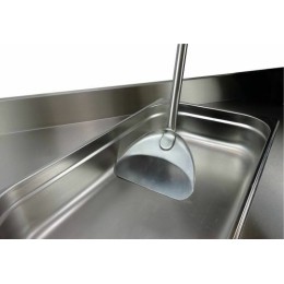 Pelle à revenir inox 90 cm