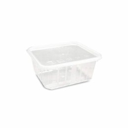 Barquette plastique micro-ondable 45 cl avec couvercle - par 200