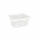 Barquette plastique micro-ondable 450 ml avec couvercle - par 200