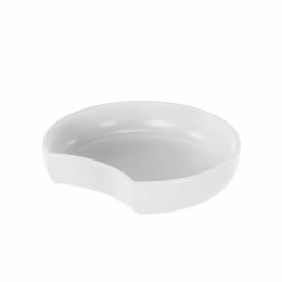 Plat mélamine Crescent blanc 30 x 27,8 x 6,3 cm