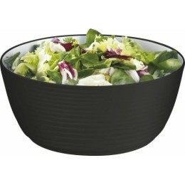 Saladier mélamine wave noir/blanc ø 26 cm