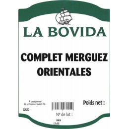 Complet merguez orientales sac de 20 kg