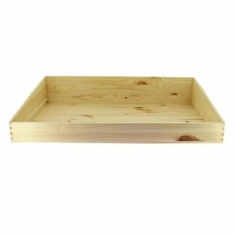 Cagette pin vernis inclinée 60 x 40 x 6 cm / 12 cm