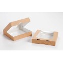 Boîte carton à fenêtre 240 x 240 x 40 mm - par 50