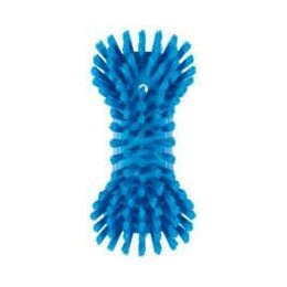 Brosse papillon à main bleu 23 cm