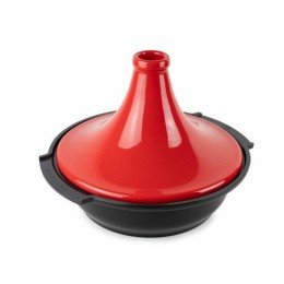 Tajine induction Atlas alu et céramique rouge Ø 30 cm