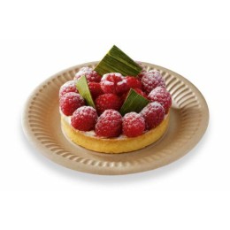 Assiette carton kraft 180 mm - par 50
