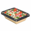 Boîte Luxifood carton kraft noir 85 cl + couvercle - par 20