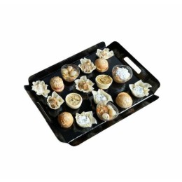 Plateau traiteur carton noir 28 x 19 cm - par 50