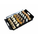 Plateau traiteur carton noir 34 x 25 cm- par 25