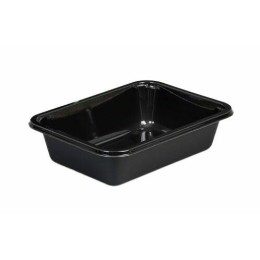 Barquette scellable CPET noir 92 cl 187 x 136 x 60 mm - par 420