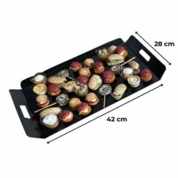 Plateau traiteur carton noir 42 x 28 cm- par 25