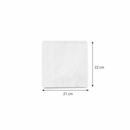 Sac papier blanc 21 x 22 cm - par 500