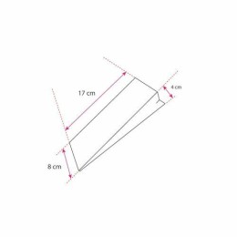Sacs plastique PEBD 35 cl 50 µ - 17 x 8 + 2 cm - par 500