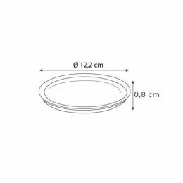 Couvercle rentrant APET cristal pour pot rond - par 50