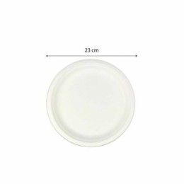 Assiette ronde en bagasse Ø 23 cm - par 50