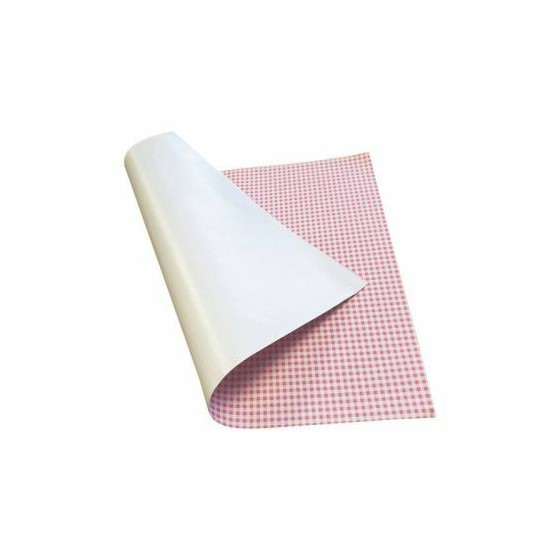 Papier duplex vichy rose 60 g/m² feuilles 40 x 33 cm - par 10 kg
