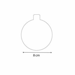 Rond pâtissier à languette or et noir ø 8 cm - par 200