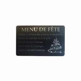 Ruban d'impression monochrome argent pour imprimante Flex et Duplex