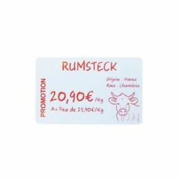 Ruban d'impression monochrome rouge- kit flex + duplex