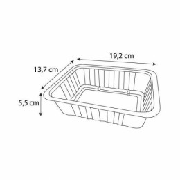 Barquette scellable PP noir 100 cl - par 100