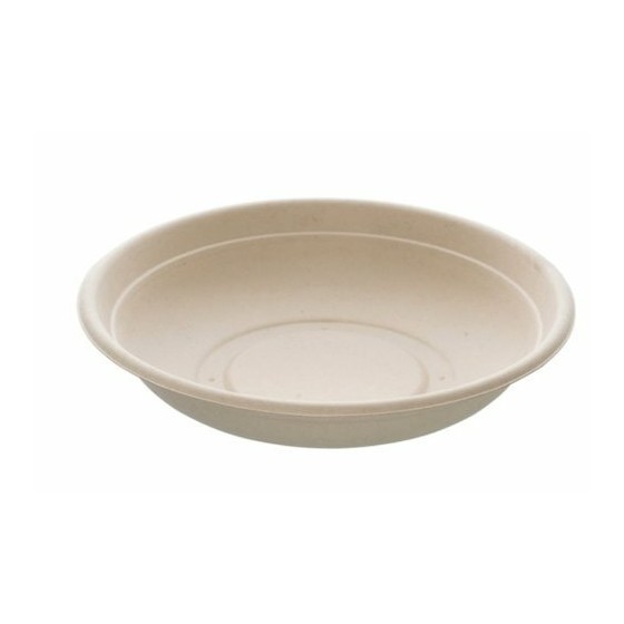Saladier bagasse rond 75 cl 21cm - par 75