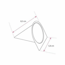 Moule cornet à jambon PET cristal 67 x 67 x 80 - par 250