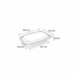 Barquette plastique pour 6 brochettes 150 cl - par 20