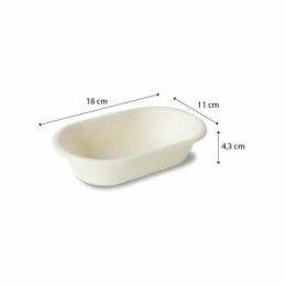 Barquette à frite bagasse 32 cl - par 50