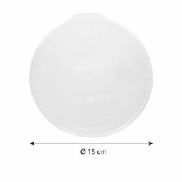 Couvercle transparent pour boîte Carty ronde 75 cl - par 250