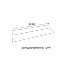 Rouleau papier irisé neutre 35 µ - 1 x 120 m