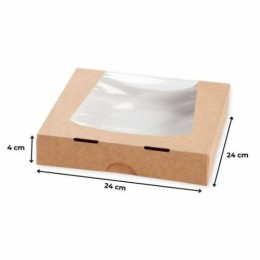Boîte carton à fenêtre 240 x 240 x 40 mm - par 50