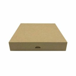 Boîte à pâtisserie kraft brun 23 x 23 x 5 cm - par 50