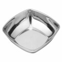 Ravier carré inox 20 cl 12,2 x 12,2 x 4,1 cm - par 12