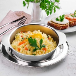 Légumier rond inox ø 20 cm
