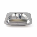 Plateau 3 compartiments inox ourson - par 12